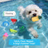 6 Pack Set Frozen Breeds,Summer Cooling Chew Toys, Freezable Teething Toy for Puppies, Chew Toys Squeaky Fruits