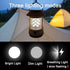 TogloFir 3 1200mAh Camping Light with Stand - Rechargeable Kids Camping Lantern, LED Decorative Lights, Solar and USB-C