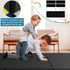6'x 2' 2" Giantex Gymnastics Mat, Thick Folding Tumbling Mat with Hook and Loop Fastener, Foldable Gym Mat