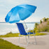 NAICKUC 360Canopy 265lbs, Folding Beach Chair with Umbrella, Outdoor Folding Chair Shade, Lightweight and Waterproof