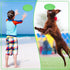 15 Pack Dog Flying Disc Silicone Puppy Flyer Toy - Soft Floating Saucer for Small Medium Dogs