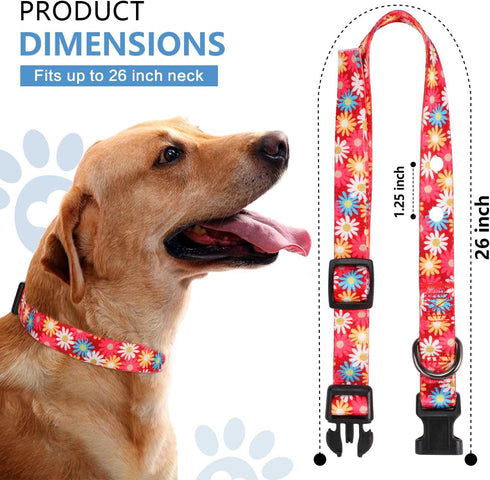 Rhea Rose 3/4 Inch Replacement Shock Collar Strap, 2 Holes, Compatible with Most Underground Electric Dog Fences, Red