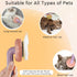 GJEASE Cat Grooming Glove Brush, Self-Cleaning Slicker Pet Brush for Shedding and Grooming