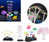 ShanQuilyx Glowing Silicone Aquarium Coral Decorations, Luminous Fish Tank Ornaments, Marine Plant Decor, Non Material