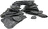 Unocho Natural Slate Rocks for Aquarium Aquascaping, Terrariums, Reptile Enclosures, Wargaming, 5lbs