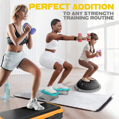 Yes4All Neoprene Coated Dumbbell Hand Weight Sets of 2 - Multiple Weights, 15 Colors, Anti-roll, Anti-Slip