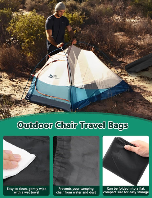 Generic Camping Folding Chair Replacement Carry Bag - Durable & Tear-Resistant Storage Cover Fits Coleman, Portable