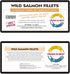 Fresh Is Best Salmon Fillets Freeze Dried Dog Treats Raw Freeze Dried Fish for Cats & Canines in Resealable Zipper Bag