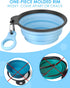 Aonkey 2 Pack Collapsible Dog Bowls with Bottle Carrier, Upgraded Silicone Portable Water Bowl for Pets