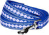 Blueberry Pet 3M Reflective Jacquard Dog Leash with Soft & Comfortable Handle, 5 ft x 5/8", Palace Blue, Small, Leashes for Dogs