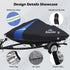 Jet Ski Cover Waterproof - 250D Trailerable PWC Cover Fits Yamaha Seadoo Kawasaki Boats with Two Air Vents