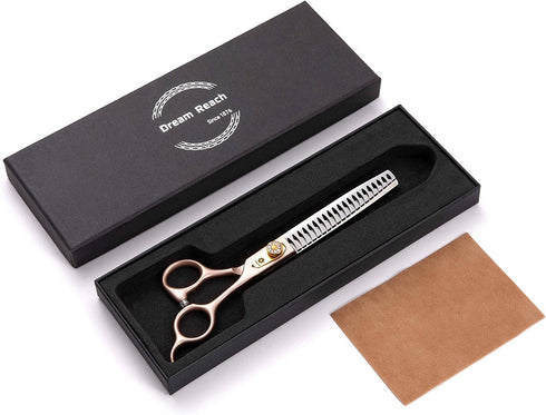 7 Inches Professional Pet Grooming Scissors, 440C Japanese Steel for Dogs, Cats, and More