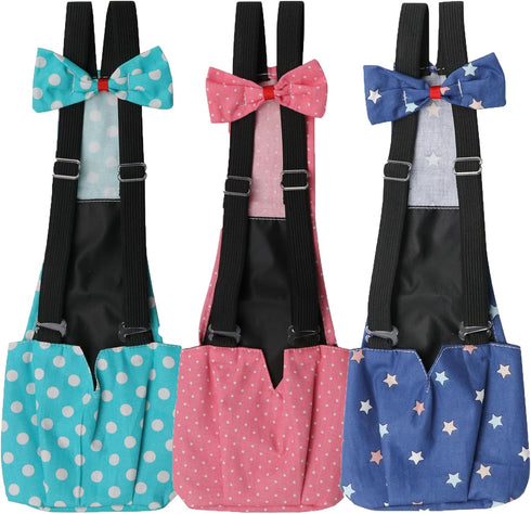 BestParts 3pcs Adjustable Cloth Diaper Wearable Poultry Waterproof Reusable Diapers for Farm Pet