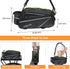 MOSISO Lime Green Waterproof Bike Rack Bag, 14L EVA Bicycle Trunk Bag, Cycling Luggage Bag with Shoulder Strap