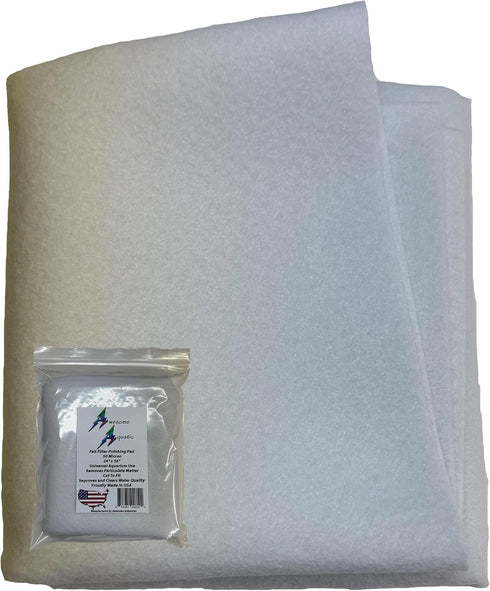 Awesome Aquatic Micron Polishing Felt Filter Pad, 50 Micron, 24 x 36