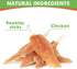 MON2SUN 4-4.5 Inch (18.34 -Pack 1) Dog Rawhide Twist Chicken Wrapped Rawhide Sticks for Puppy and Small Dogs, Promotes
