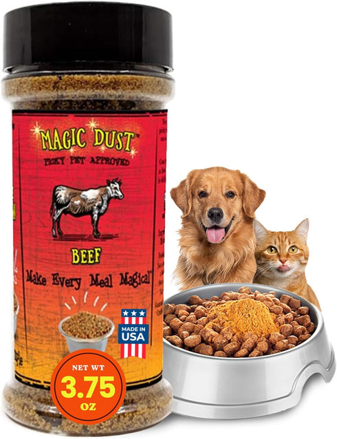 Wild Meadow Farms - Magic Dust Beef Jerky Topper, Single Protein Pet