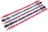 Colored Stripe Dog Collar, Soft Adjustable Collars with Metal Buckle for Small Medium Large Dogs, Perfect Pet Gift (M,