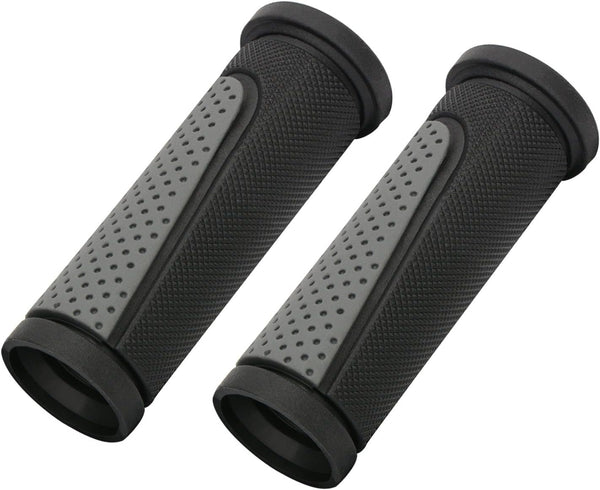 Short Mini Bicycle Handlebar Grips, Two-Color Rubber, 90MM Length, 2PCS