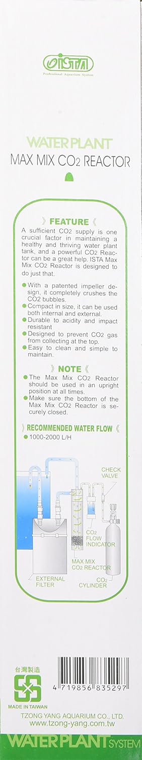 Gulfstream Tropical AGU00529 Ista Max Mix Co2 Reactor, Large for Aquarium