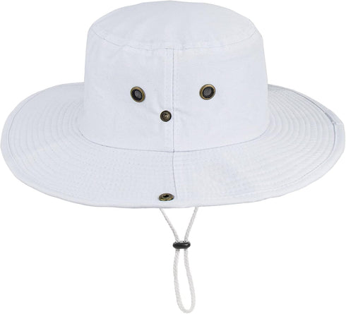 Women's Sun Hat, Wide Brim Bucket Hats, Hiking Fishing UV Protection Safari Boonie Hat for Men Women