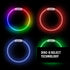 Nite Ize NiteHowl Mini Rechargeable LED Safety Necklace, Disc-O Select - Rechargeable Light Up Dog Necklace with LED Lights - Dog Accessories with Rechargeable Batteries - Mini, Disc-O Select