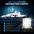 3NM 360 Sailboat, Mast Head Anchor Light, Visibility Boat All Round Light, White LED Boat Navigation Lights for Marine