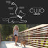 EzyDog Cujo Bungee Dog Leash, Shock Absorbing Training Lead with Reflective Trim for Night Safety, Padded Handle (40",