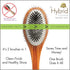 Bass Brushes Medium Oval Wire and Boar Pet Brush, Bamboo Wood Handle