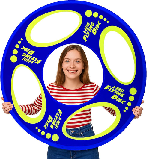 Giant Flying Disc, Soft & Foldable, Floats in Air - Outdoor Play & Family Fun for Kids