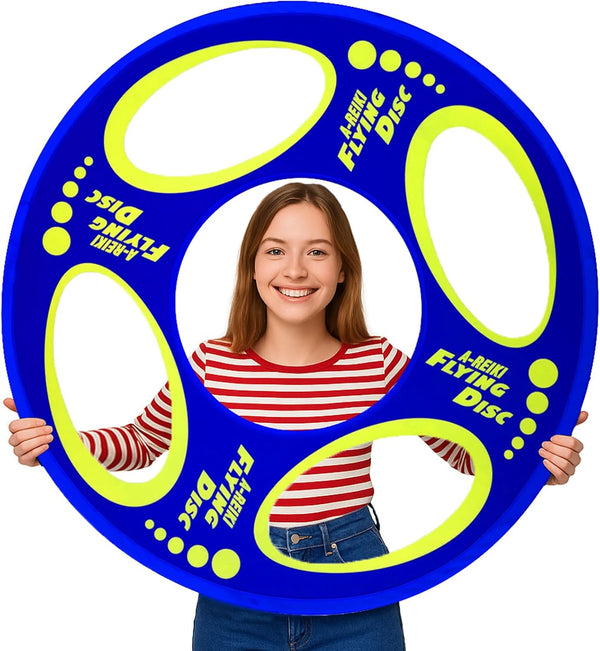Giant Flying Disc, Soft & Foldable, Floats in Air - Outdoor Play & Family Fun for Kids