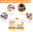 Dog Teeth Cleaning Wipes, Wider Dental Wipes for Plaque & Tartar, Safe & Natural Finger Wipes for Dogs