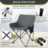600D (2, Joyfair Outdoor Camping Chair for Adult, Large Portable Folding Moon Chairs with Carry Bag for Patio Beach