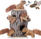 Laifug Hidden Squirrel Plush Dog Toy Interactive Squeaky Dog Toy Hide and
