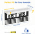 25 Medal Holder Display Trophy Shelf Organizer, Sturdy Wooden Race Award Hanger Rack with Steel Hooks, Wall Mount