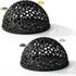 Hubaltuye 2 PCS Shrimp Hideout Black, Shrimp Cave Tunnel, Shrimp Hides for Aquarium