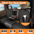60/40 Dog Car Seat Cover for Back Seat - Waterproof, Non-Slip, Pet Bench Seat Covers, with Split Bench Fit, Universal
