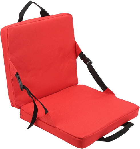 600D Dioche Portable Bleacher with Outdoor Folding Chair with Backrest and Soft Sponge Padding, Lightweight
