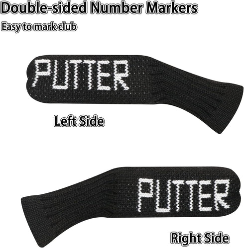 LeFeng Golf Blade Putter Cover – Knitted Ping Putter Head Cover in Premium Lightweight Material