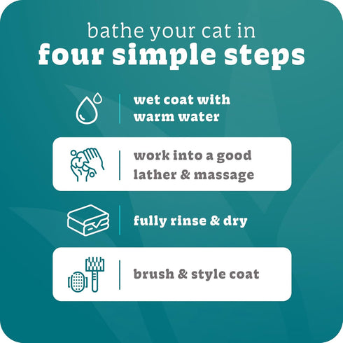 12oz Espree Hypoallergenic Cat Shampoo & Conditioner, Tearless Formula with Aloe Vera, Sulfate-Free, Paraben-Free