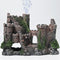 Aquarium Decorations, Castle Fish Tank Bubbler for Aquatic Pets to Breed, Play and Rest