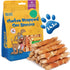 gazeupon Dog Treats, Chicken Wrapped Oat Biscuits Stick, Dog Chews for Training