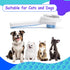 Self-Cleaning Cat and Dog Grooming Brush, Efficient Fur Removal, Ergonomic Design for All Coat Types (Gray)