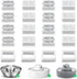 Cat Fountain Replacement Filters - 20PACK, 16 Carbon Filters with 4 Foam Filters, Compatible with Cat Fountains