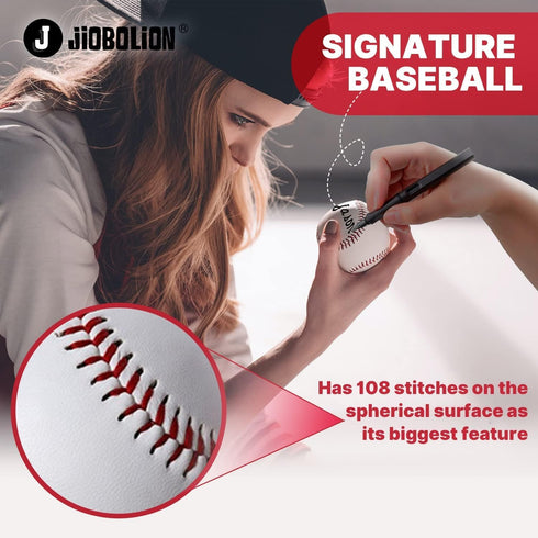 Standard Size Baseballs Leather Covered Unmarked for Training and Practice | Hard Sphere for Coaches, Parents, Players