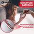 Standard Size Baseballs Leather Covered Unmarked for Training and Practice | Hard Sphere for Coaches, Parents, Players