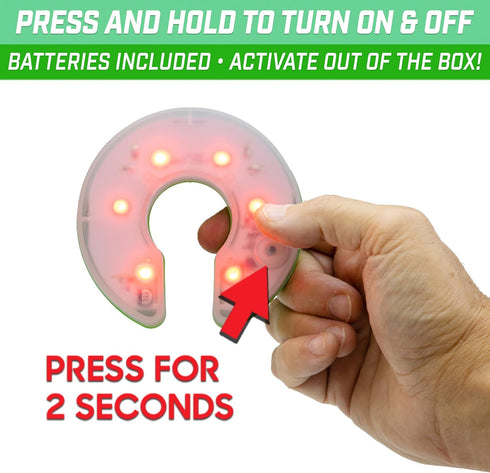 GoSports 3 Pack Light Up Golf Hole Lights - Great for Low Light Golf Play, Putting Practice, Chipping Practice and More