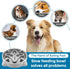 Slow Feeder Dog Bowls Durable Puzzle Feeder, Non Slip Dog Food Dish for Small Medium Dogs, 3 Cups, BPA Free, Grey