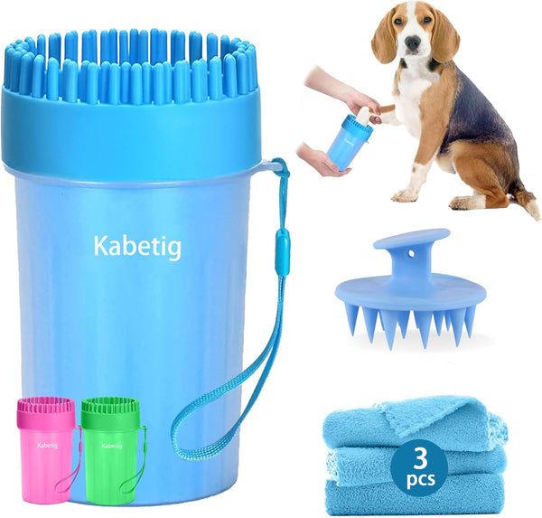 Kabetig Dog Paw Cleaner Kit for Medium & Small Dogs - Quick Clean