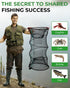 XYCCRX 4Pack 10m Crawfish Trap, Minnow Trap, Collapsible Fish Trap - Foldable Mesh Fishing Net for Crab, Shrimp